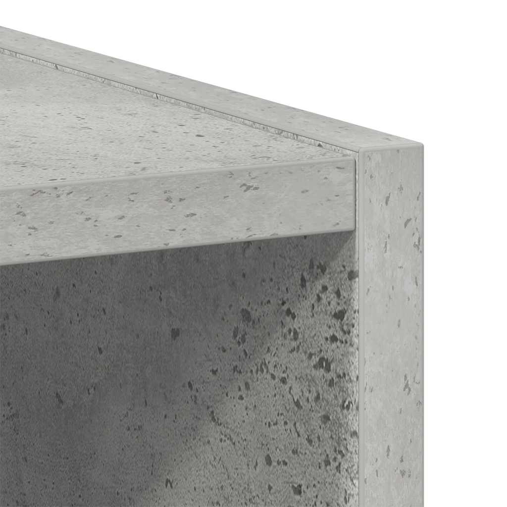 Wall Mounted Cabinet Concrete Grey 40 x 29.5 x 100 cm Particleboard