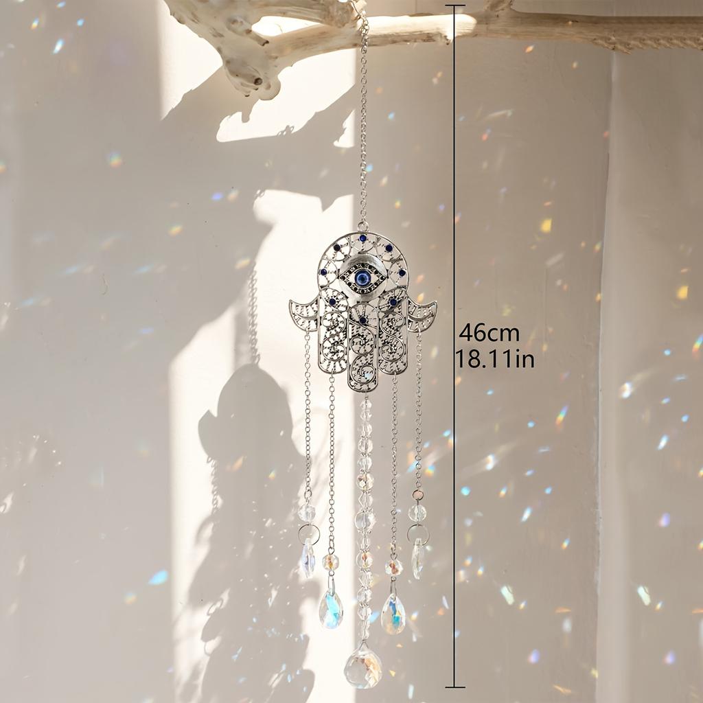 1pc Suncatcher Crystal Pendant Outdoor Garden Home Window Hanging Decorations Hanging Jewelry