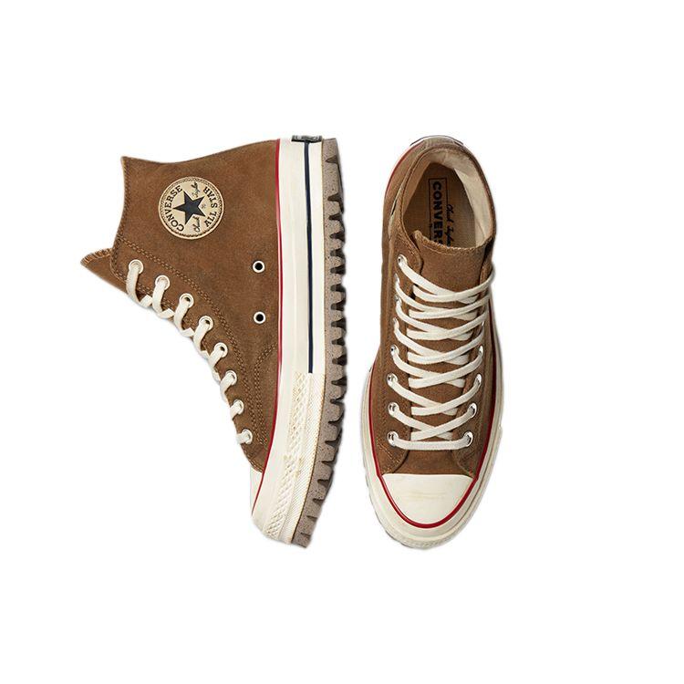 Converse 1970s Chuck Taylor All Star Retro Versatile Casual High-Top Canvas Shoes Unisex Sneakers Ginger-Yellow 169933C