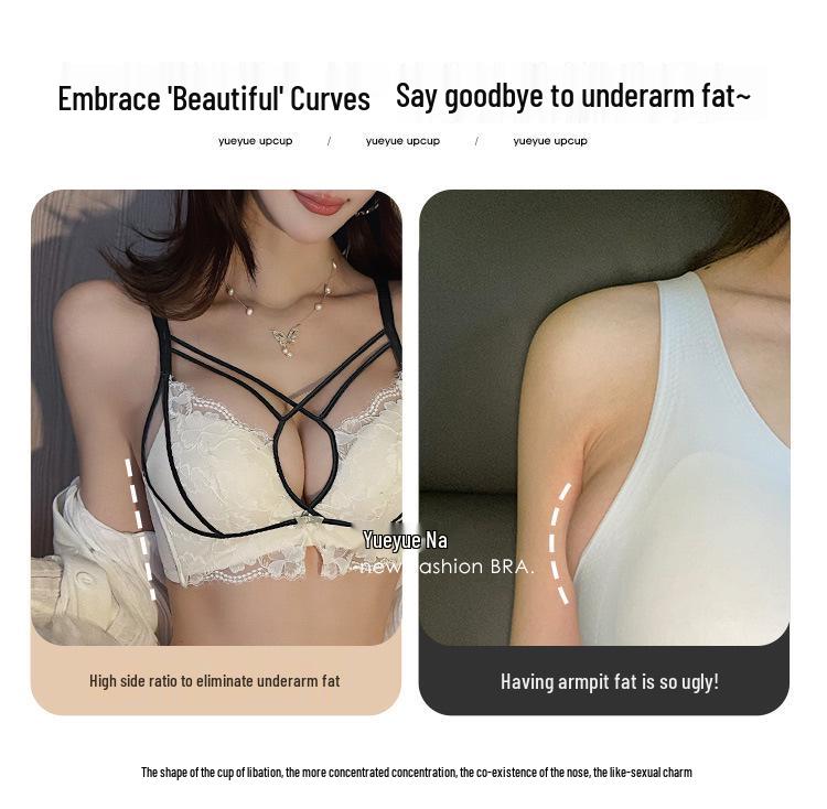 Japanese Style Hollow Lace Bra: Sexy, Supportive, Lift, No Underwire