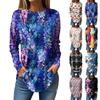 Camisetas para Mujer Otoño Casual Camisetas de Manga Larga Sudadera Estampado Gráfico Vintage Top Jersey Día de San Valentín