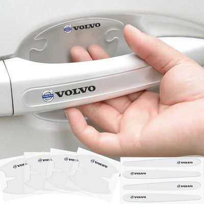 8pcs Car Door Handle Stickers Transparent Protector Film For XC90 XC60 V50 S60 V70 V60 V40 S90 Olestar AWD XC40 S80 T6