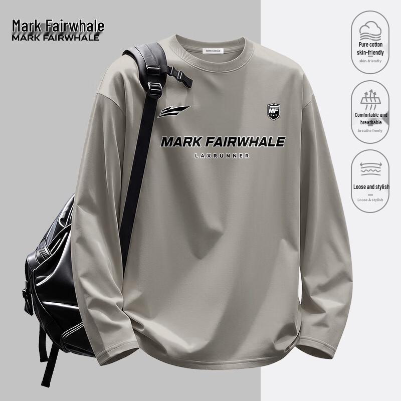 Mark Fairwhale Men's Commuter Cotton Long-Sleeve T-Shirt