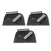 3pcs 6mm Bore Thread Diamond Grinding Shoes 2 Teeth Polishing Shoes Block  Concrete Floor Grinding