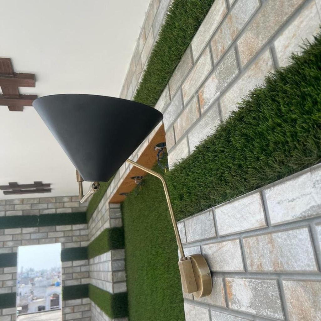 Stilnovo Inspired Brass Wall Light - Mid Century Modern Shakeable Decor | Valentine's Day Gifts, Party Decoration, Porch, Holiday Lighting