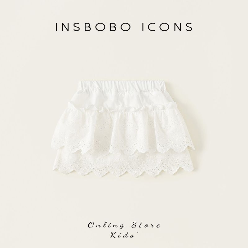 Insbobo Girls  Skirts Summer New Style Baby Girl Skirts Kidsren s Summer Clothes Baby Kidsren s Clothing Girls  Clothes Trendy White 80