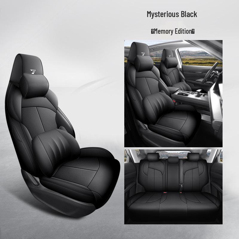 Oshan Z6 Universal Full Leather Car Seat Cushion, All-Season Model