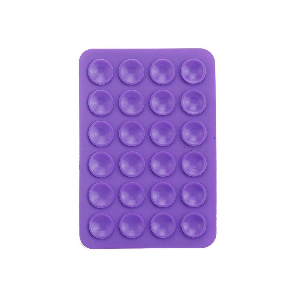 24-Piece Non-Slip Silicone Suction Cup Phone Holder with Adhesive