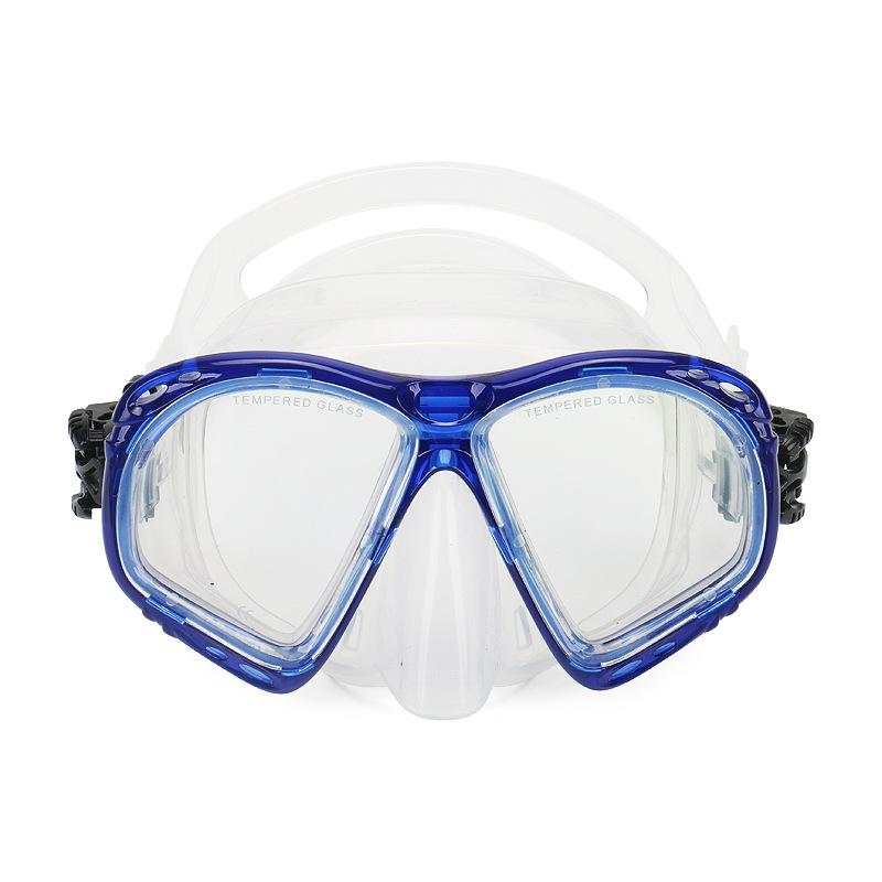Diving Goggles Tempered Glass Lenses, Adult Snorkeling Masks