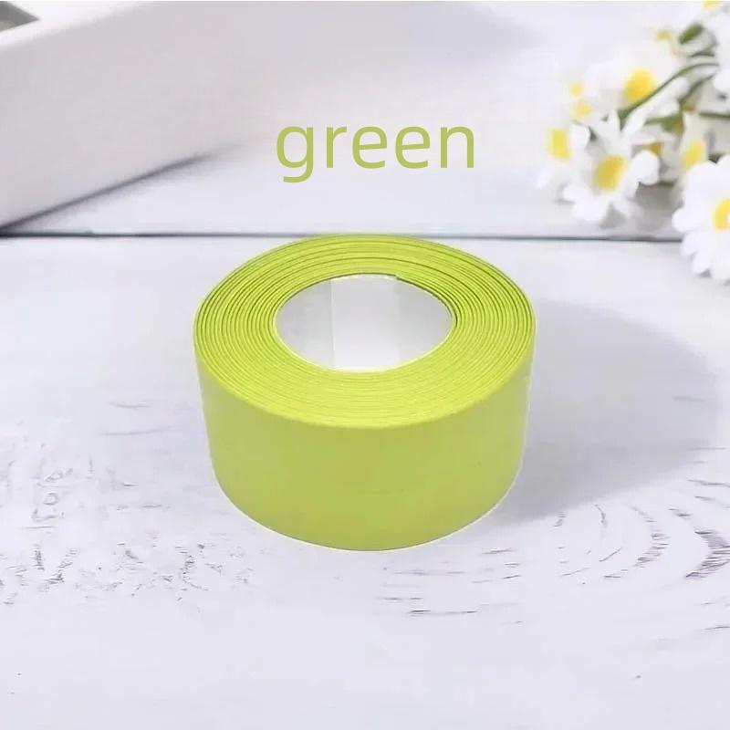 1PC 1M/39.37in Waterproof Sealing Tape For Bathroom Kitchen Home House PVC Water Proof Seal Strip Self Adhesive Wall Sticker
