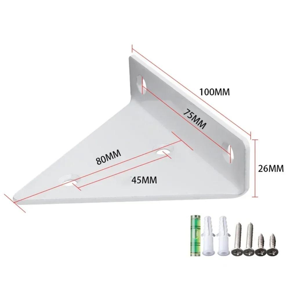 Triangle Bracket Heavy Support Wall Mounted Bench Table Shelf Bracket Invisible Triangle Support DIY Home Decoration