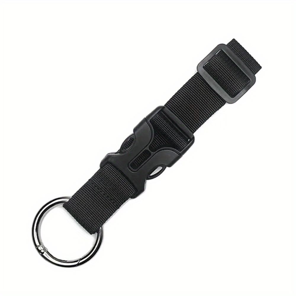 

1 шт. Прочный полиэстеровый багажный ремень, регулируемая фиксирующая пряжка и металлическое кольцо, многоцветный, для путешествий, охоты и рыбалки на открытом воздухе 1PC