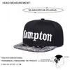 New Flat Edge Hat Compton Cashew Flower Street Hip Hop Hat Daily Leisure Decoration Sunshade Hat Baseball Hat