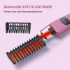 Cross-border Straightening Curling Comb Dual-use Copper Hairbrush Home Use Multifunctional Wired AC Powered Heated Styling Comb