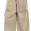 WE11DONE FW23 Solid Color Pleated Loose Casual Cargo Pants Unisex Pants Brown WD-DP3-23-302-W-BG