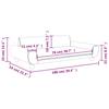 Kids Sofa Brown 100x54x33 Cm Velvet