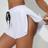 Quick Dry Yoga Shorts Women'S Nude Anti-Shine Fitness Pants Basketball Marathon Sports Running Pants