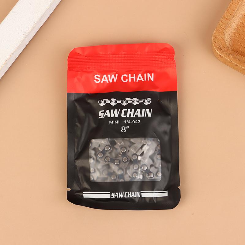4/6/8/12/14/16 Zoll Metall Kettensägenkette Ersatzteile Glied Kettensägenkette Sägekette Sägeblatt Für Elektrosägenzubehör Holzschnitt
