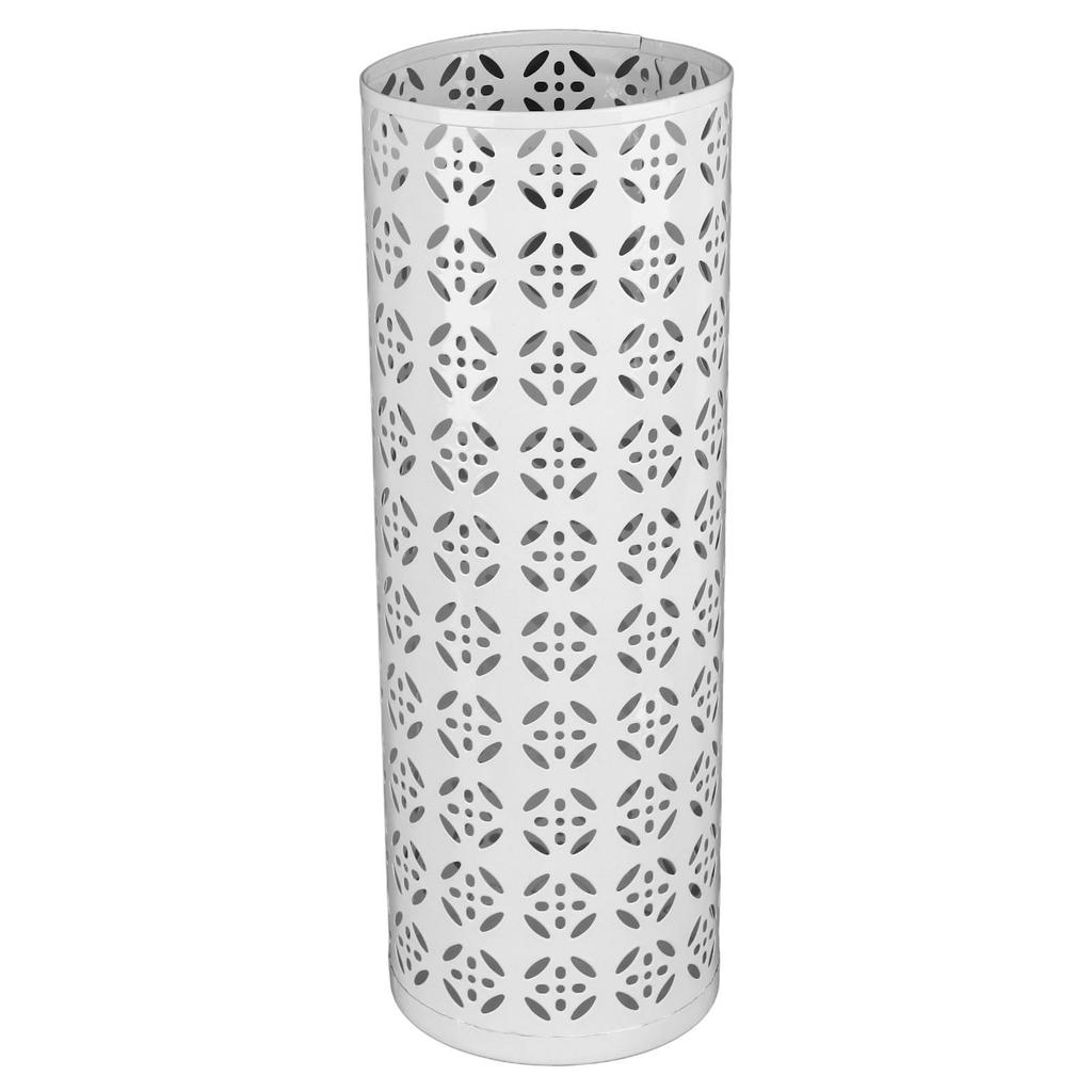 Umbrella Holder Round Rust Proof Stylish Hollow Copper Pattern Metal Umbrella Holder Bin for Home Entryway