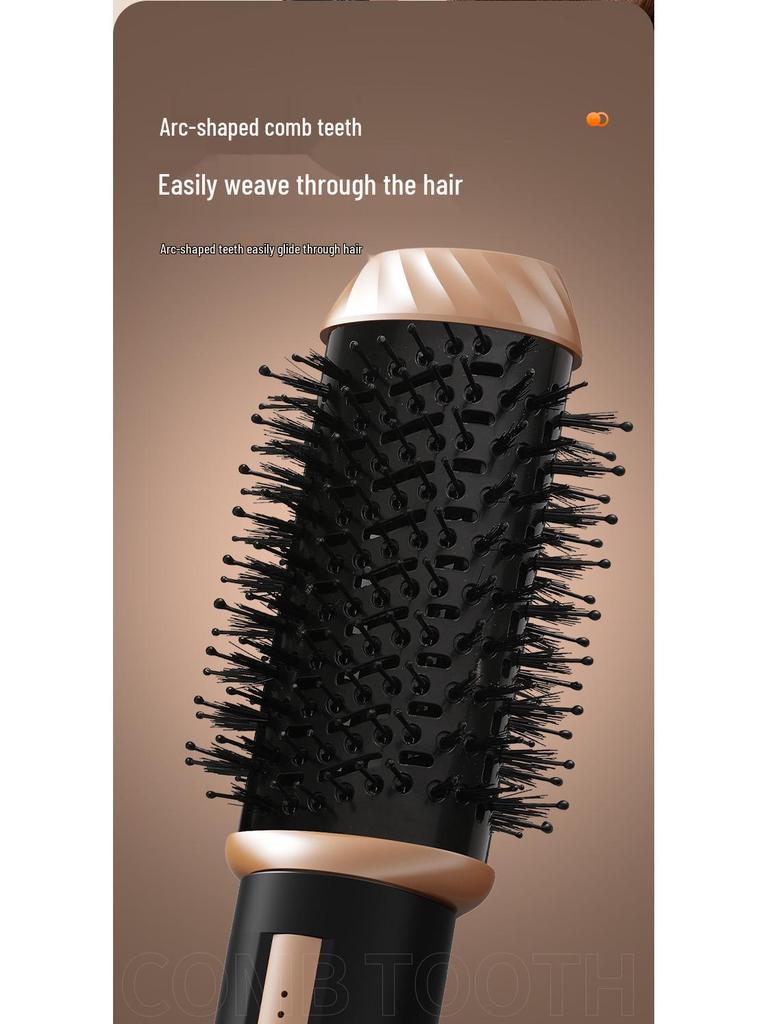 Çok Fonksiyonlu Hızlı Kuruyan Saç Kurutucu ve Maşa – Kabarık Modeller İçin Altı Bir Arada Sıcak Hava Tarağı