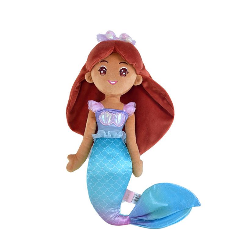 New Mermaid Princess Cloth Doll Pillow Girl Doll Plush Toy Gift Sleeping Doll