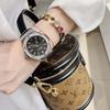 Watch Lady Domineering Personality Silicone Strap Sports Timing Running Seconds Large Dial Women'S Watch Diamond Waterproof