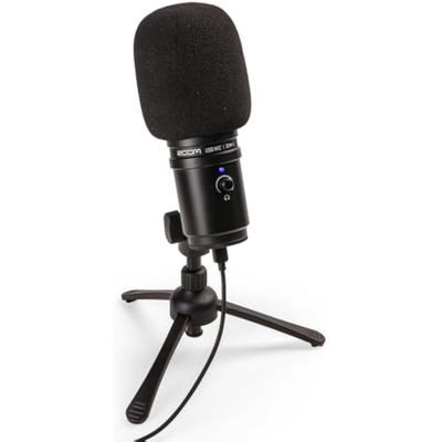 Zoom (Zoom) USB Condenser Microphone Noise Cut Hi-Res Compatible for Streaming YouTube Game Comme...