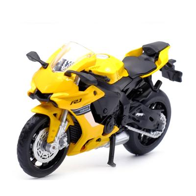 1/18 Maßstab Yamaha YZF-R1 Spielzeugmotorrad Diecast Metall Miniaturfahrzeugmodell 1:18 Super Racing Collection Geschenk für Kinder Jungen Kind