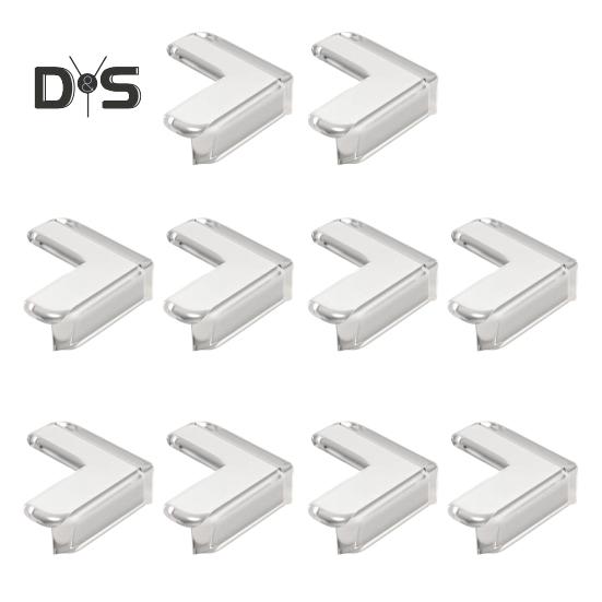 

10 шт. Защитный уголок для мебели, противоударный, детский, прозрачный, самоклеящийся, для стола, угловой, с острыми краями, защитный бампер A