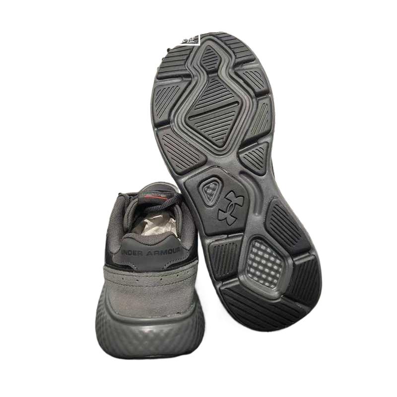 Under Armour Charged Decoy Comfortable Versatile Low-Top Short Distance Running Shoes Men Sneaker Black Gray 3028611-100