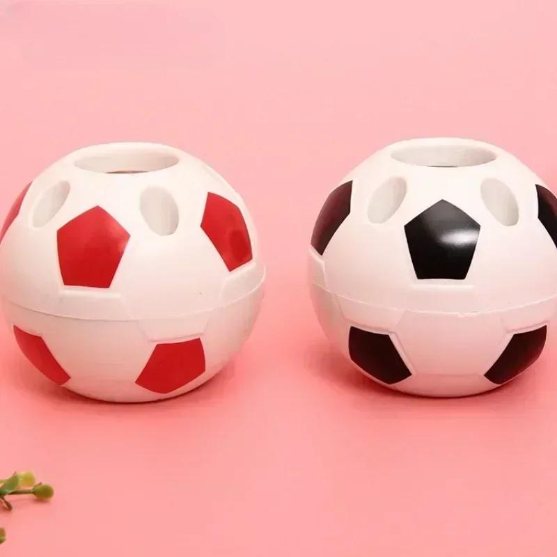 Εργαλεία Σχήματος Ποδοσφαίρου Προμήθειες Θήκη για Στυλό Μολύβι Σχήματος Ποδοσφαίρου Θήκη για Οδοντόβουρτσες Επιτραπέζια Ράφι Διακόσμηση Σπιτιού Φοιτητικά Δώρα