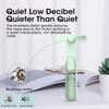 Mini Portable Foldable Fan USB Rechargeable 2000mAh Cooler Collapsible Handheld Desktop Fan Quiet for Home Office Desktop Fan