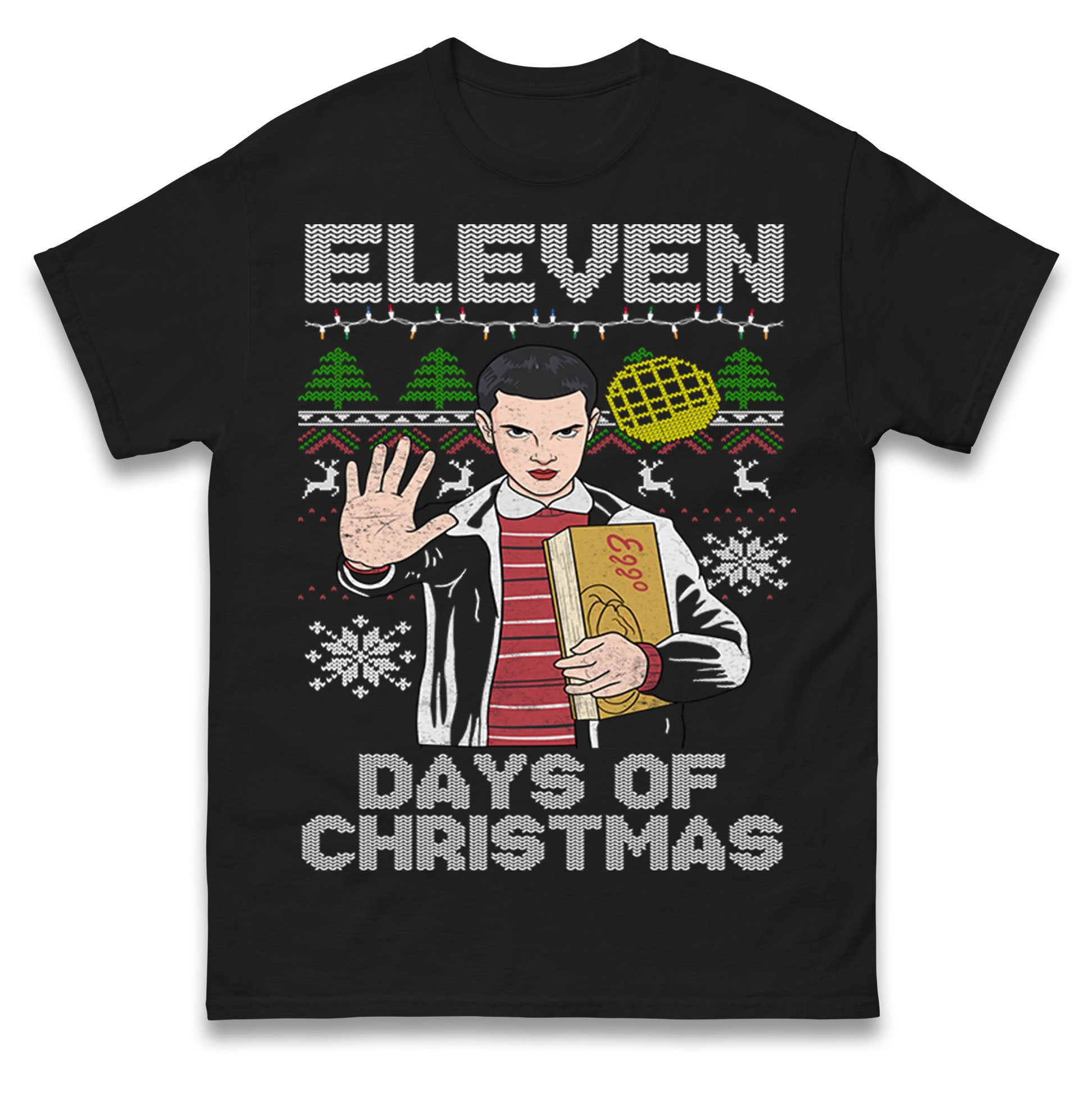 Stranger Things Eleven Days of Christmas Christmas T Shirt Tshirt Mens Womens Unisex Tops Tees S