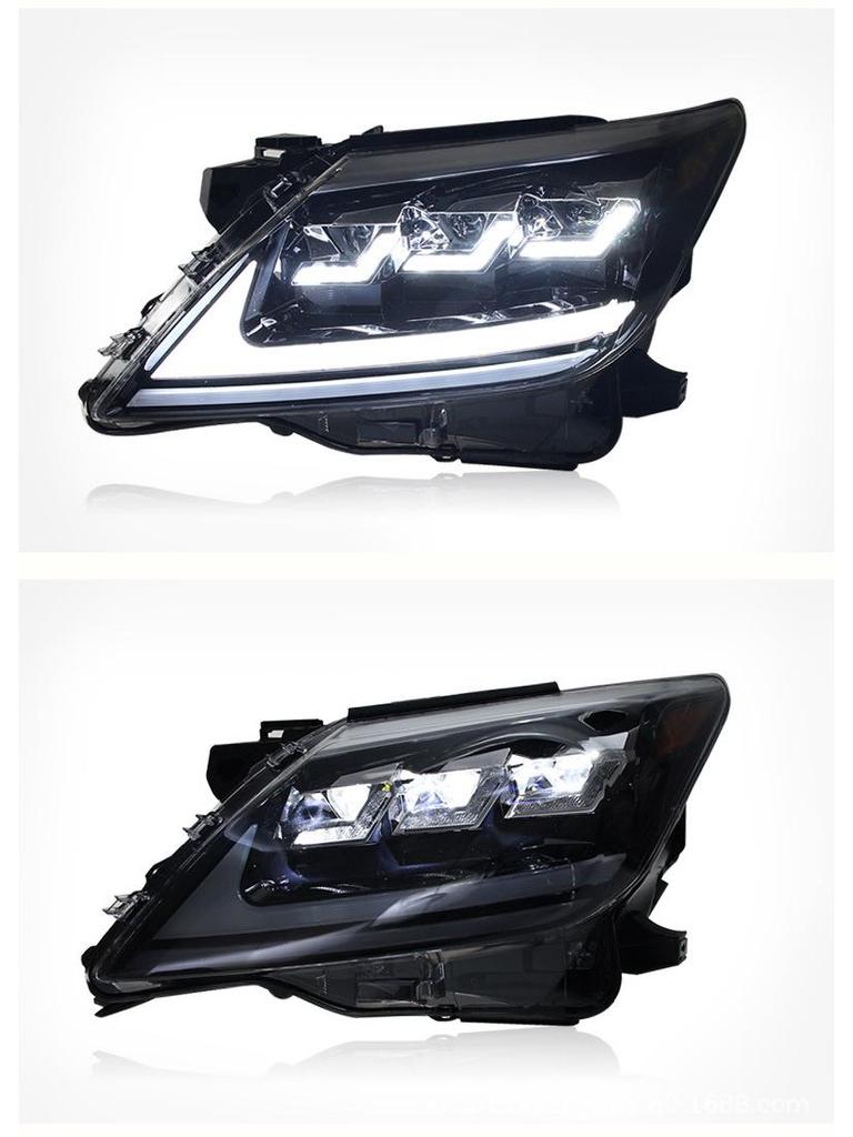 LED DRL & Sequential Turn Signal Headlight Assembly for 07-15 Lexus LX570