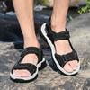 Large Size Summer Breathable Men's Sandals Wear Non-slip Cowhide Lightweight Outdoor Creek Beach Shoes Casual Shoes