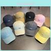 Unisex Cotton Baseball Cap With Embroidered Letter Design And Wide Brim For Sun Protection And Casual Wear
