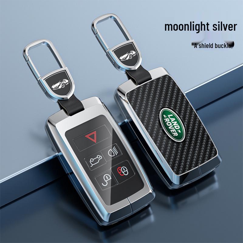 Metal Key Case for Land Rover Range Rover, Freelander, Discovery 5, Defender, Velar Cars.