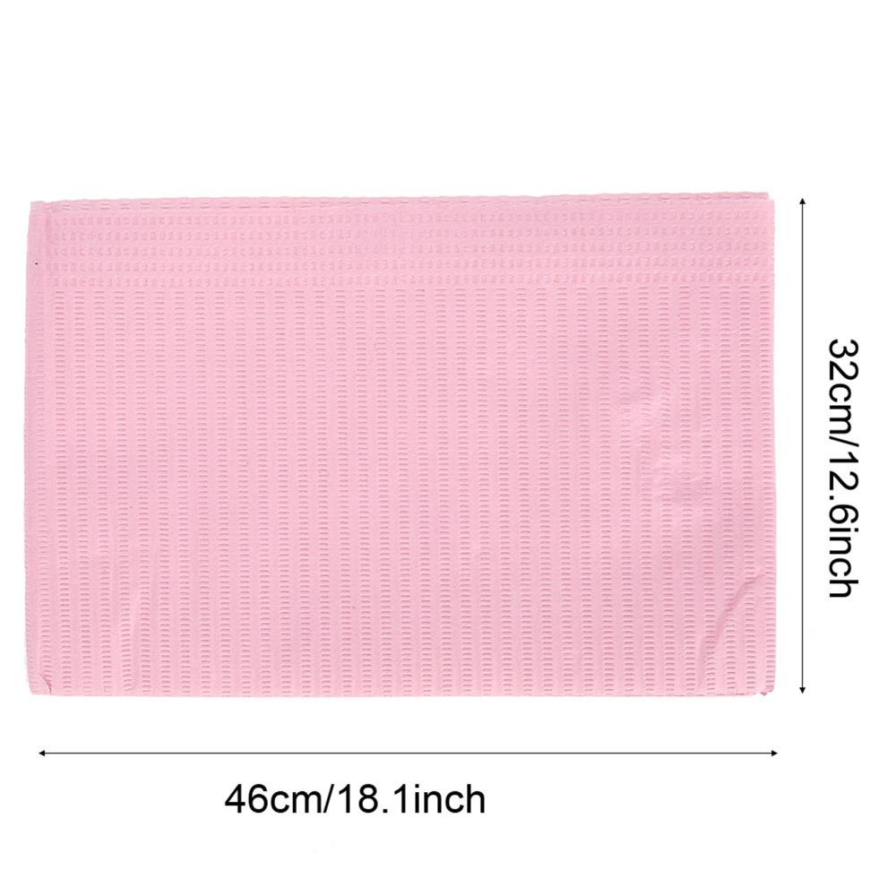 125PCS Portable Nail Paper Table Mats Disposable Pink Beauty Apron Manicure Mat  Beauty Salon