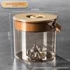 Tea Table Wet-Dry Separator: Transparent Tea Dregs Bucket for Home or Office