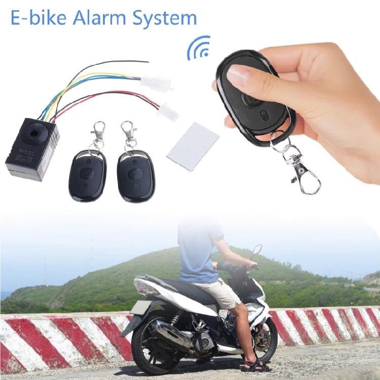 User Friendly Electric Bike Security Alarm with Powerful Siren Waterproof Bike Alarm High Decibel Alarm System for Bike