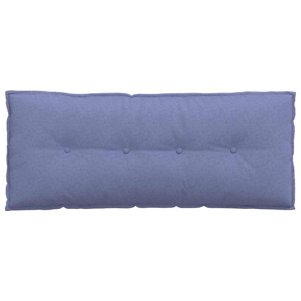Back Cushion Denim Blue 120 x 19 x 50 cm Fabric
