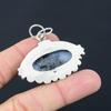 Sterling Silver Oval Fume Agate Gemstone Daughter Anniversary Unique New Pendant