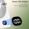 Small Personal Fan for Office Portable Desktop Fan, 5 Speed USB Rechargeable Mini Travel 180-degree Adjustable Cooling Home Dorm