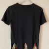 Used Zara Dress, Short Sleeve, Paneled, Scarf Print, Mixed Material, Black, M