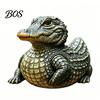 Military Enthusiast Collectible Duck Figurine, Patriotic Veteran Ornament for Car Dashboard, Resin Veterans Independence Day Memorial Statue,