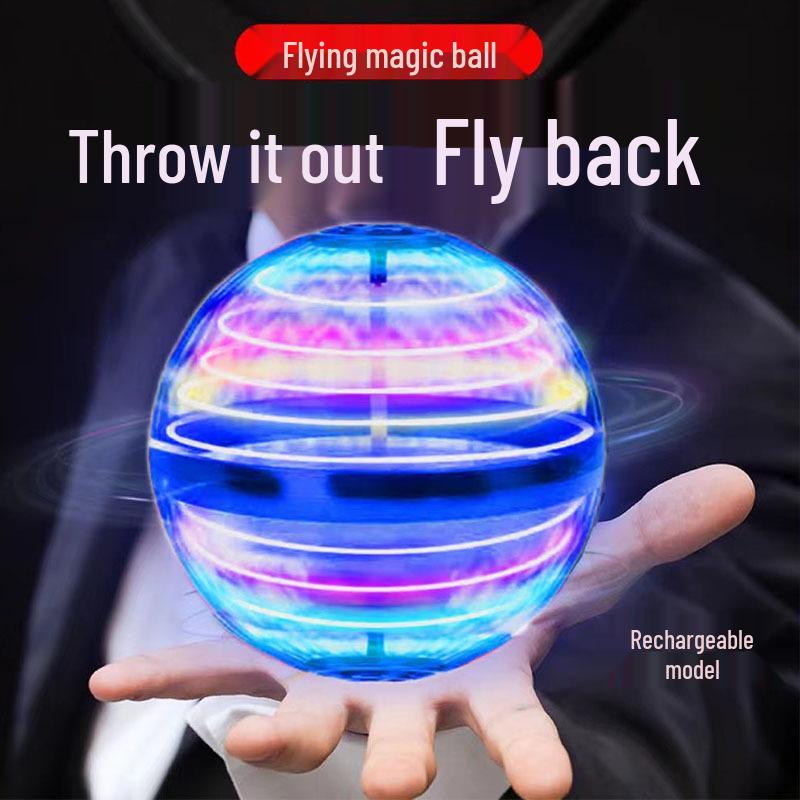 Smart Sensing Magic Flying Ball - Rotating Magnetic Levitation Toy for Kids' Education