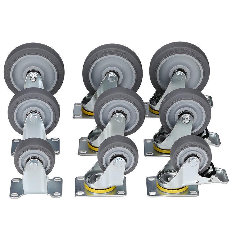 Silent TPR Rubber Caster Wheel