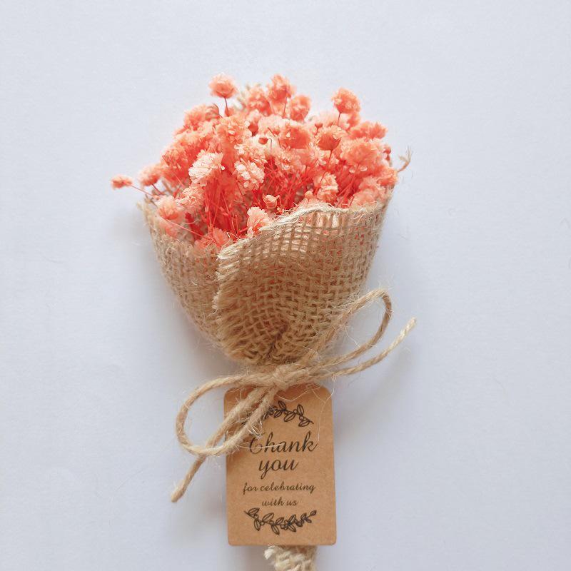 Mini Car Bouquet with Magnetic Preserved Flower, Aroma Diffuser, Dried Flower, Gift Card, Small Bouquet