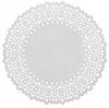 White Paper Openwork Napkins 25 Cm 12 Pieces