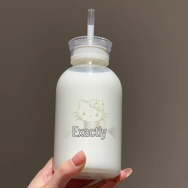 Cute Animal Heat-Resistant Glass Water Bottle